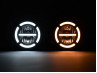 Koplamp rond 165mm Angel Eye "Cross" LED 12V